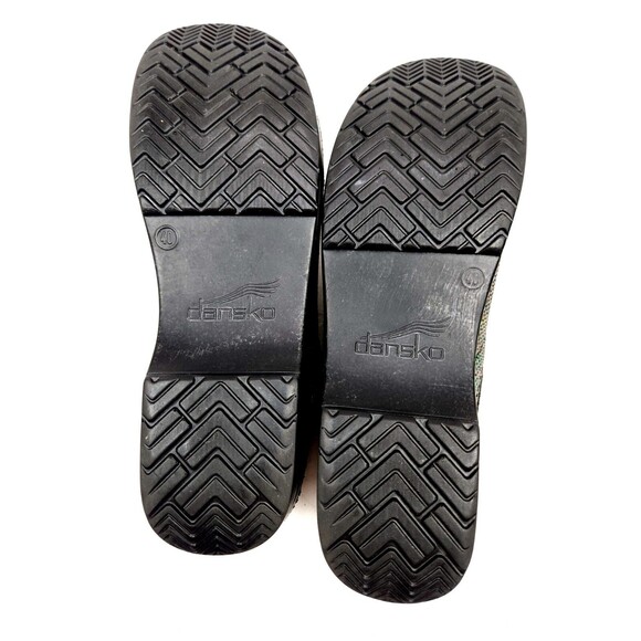 Dansko Black Iridescent Clogs Size 40 (US 9.5-10) Bead Texture - Picture 6 of 12